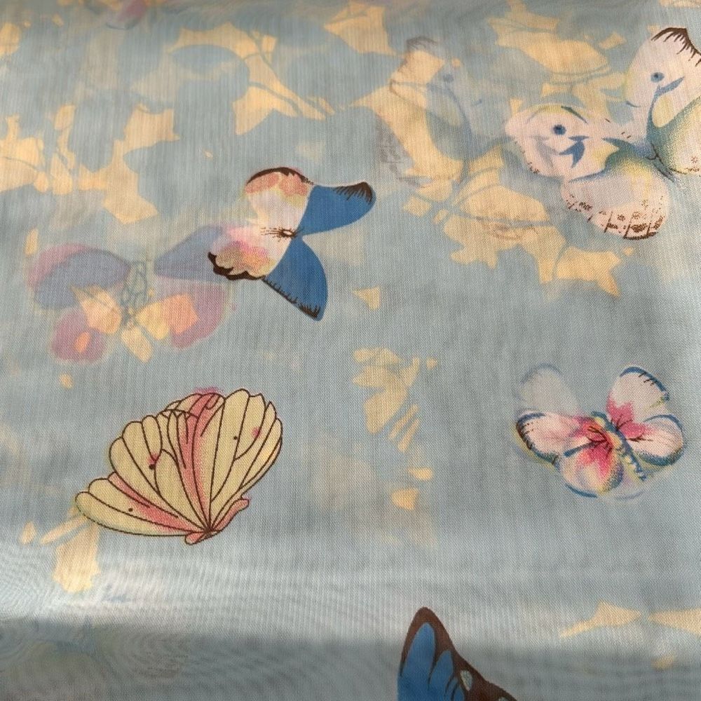 Pastel Butterfly Scarf NWOT